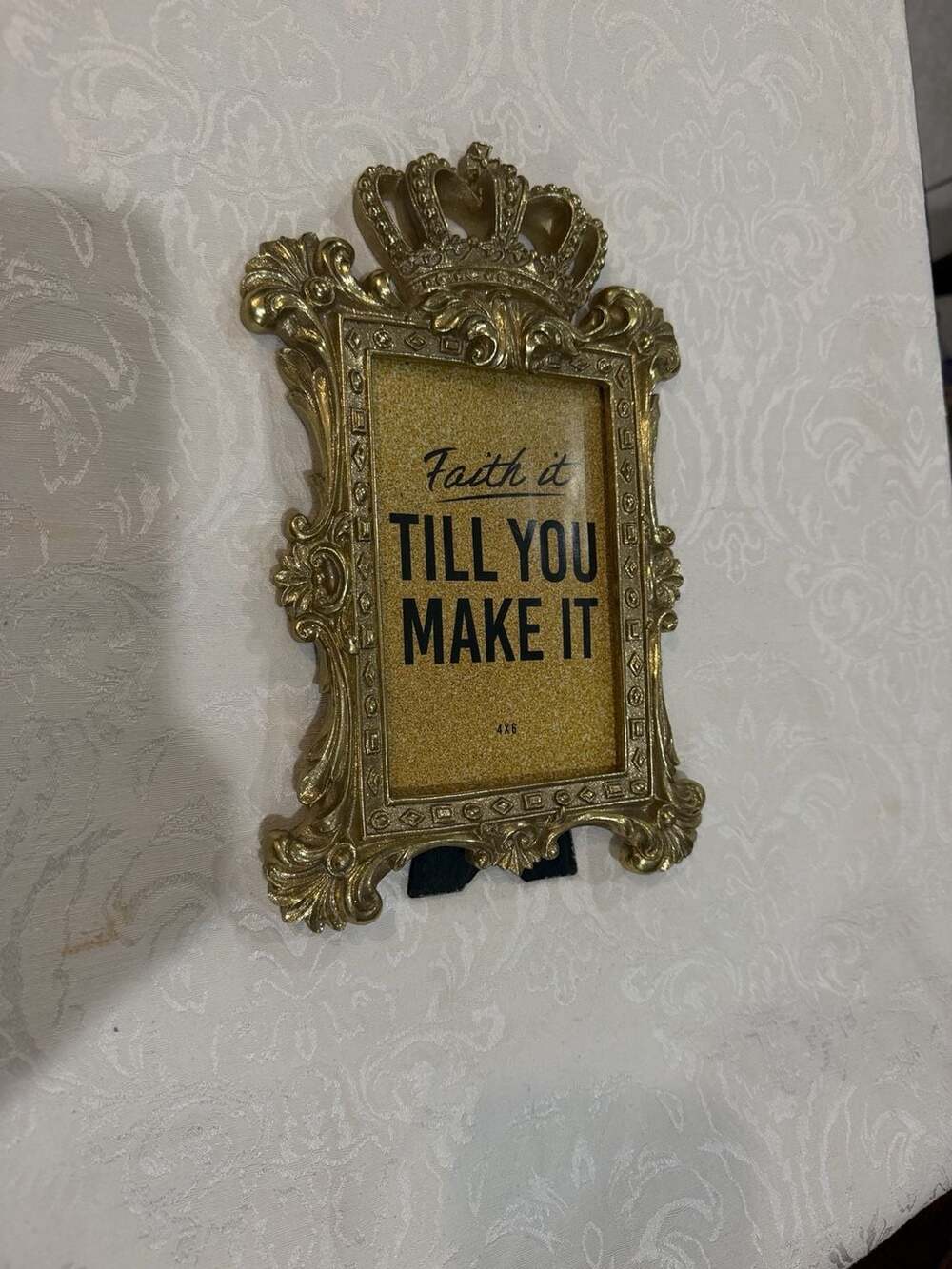 Gold Crown Photo Frame 4x6